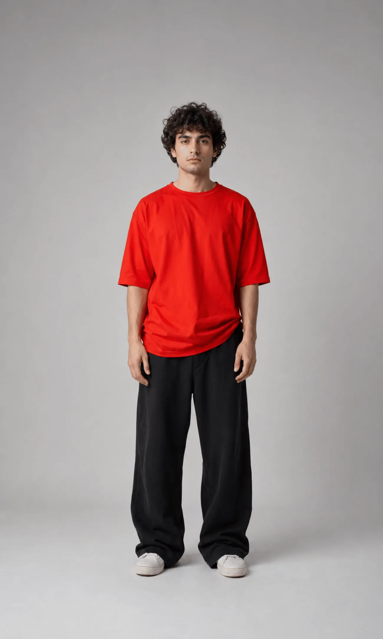Model wearing the Vega Noir No. 10 Jersey Tee