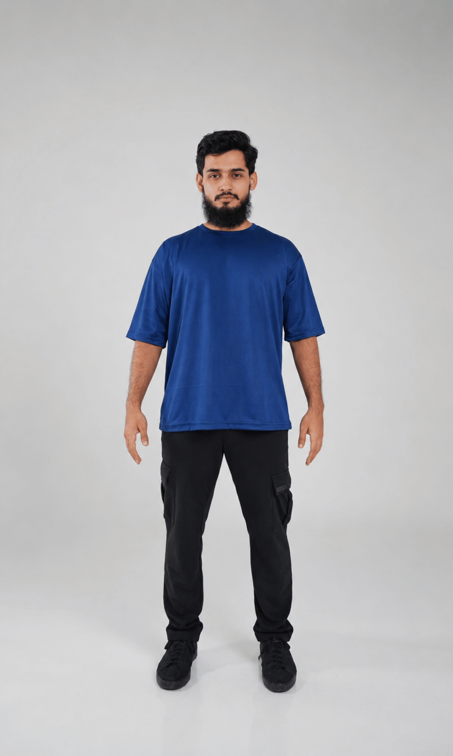 Round Neck T-Shirt | Blue